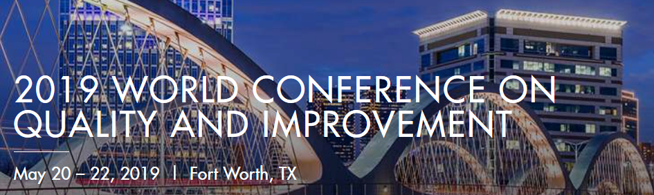 2019 World Conference on Quality and Improvement Graphic